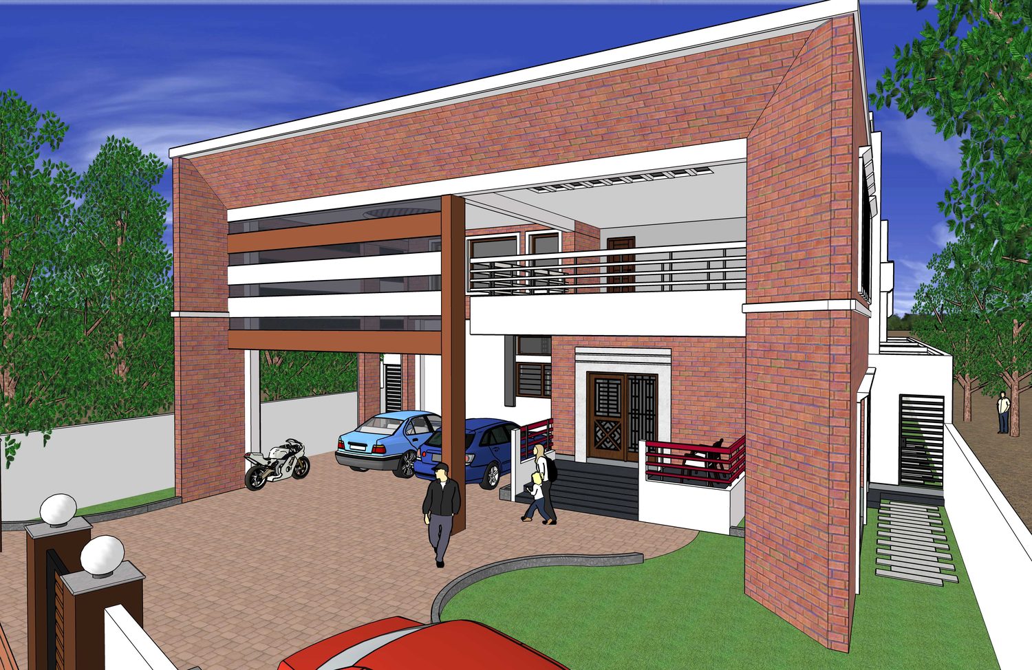 Residential Bungalow &ndash; Dr. Ravichandran, Bibikulam, Madurai