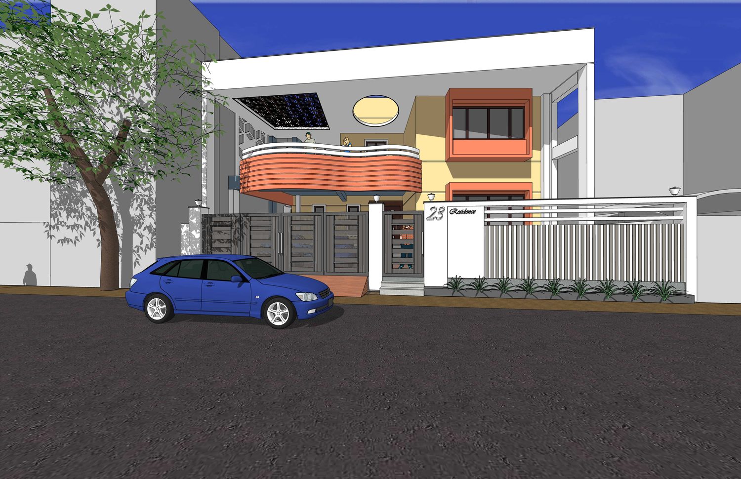 Residential Bungalow &ndash; Mr. Mohanavel, Lakshmi Bhavan Hotel, S. S. Colony, Madurai